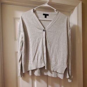 J.Crew Womens M Grey Cardigan